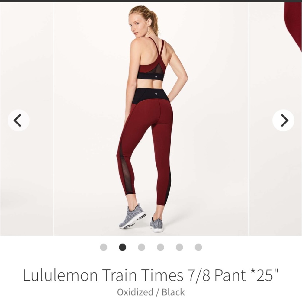 Lululemon train times Oxydized/black